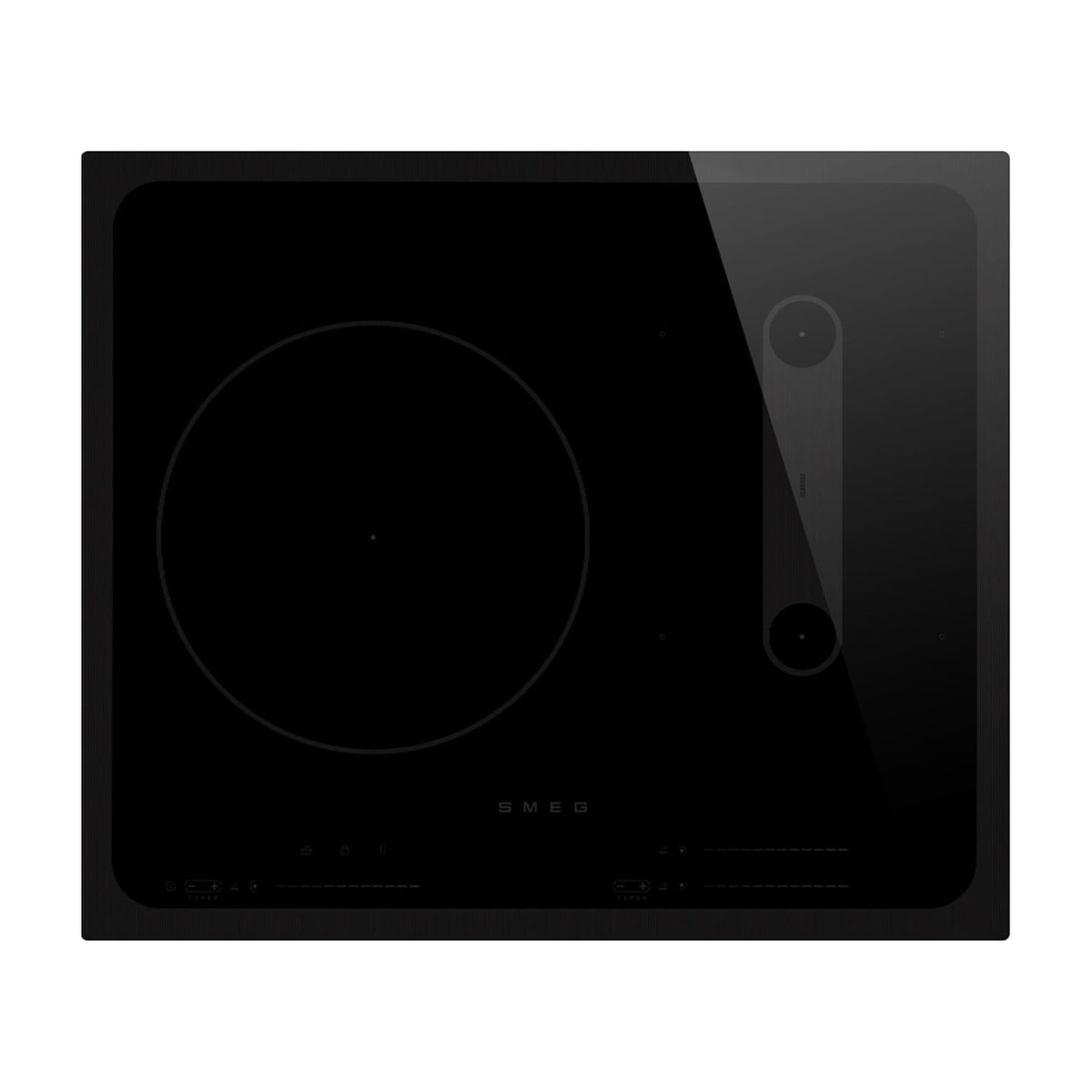 Placa de inducción Smeg SI1B22631D de 60 cm con 3 zonas y función puente
